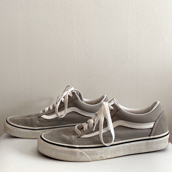Light Gray Vans shoes! - Picture 1 of 5